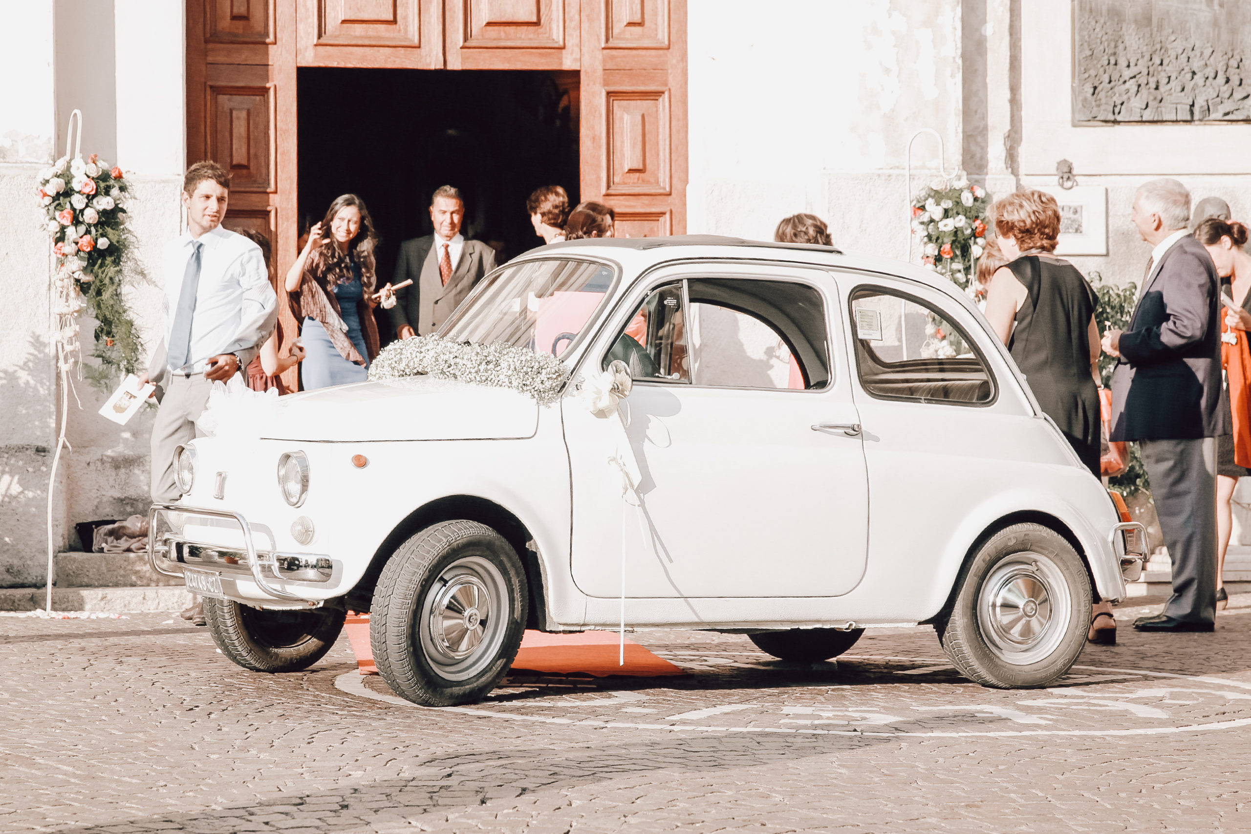 Hochzeitsauto Fiat 500